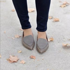 Madewell Leather Calf Hair Everyday Flats